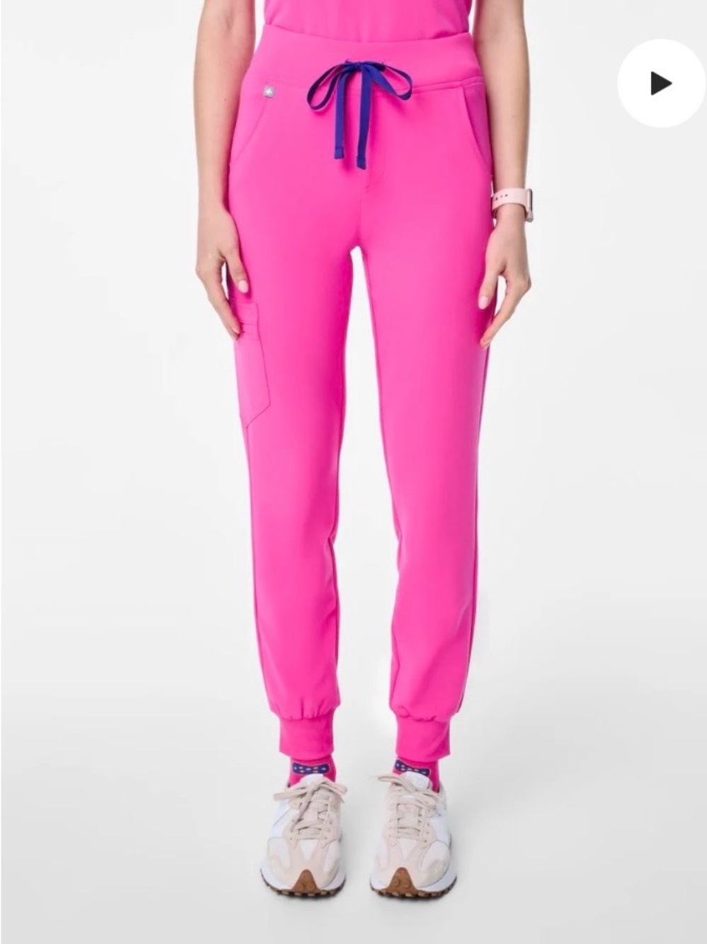 Figs Zamora High Waisted Jogger Scrub Pants